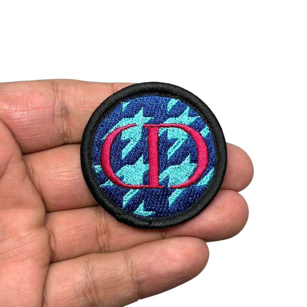 Dior Embroidered Abstract Pin - Picture 3 of 6